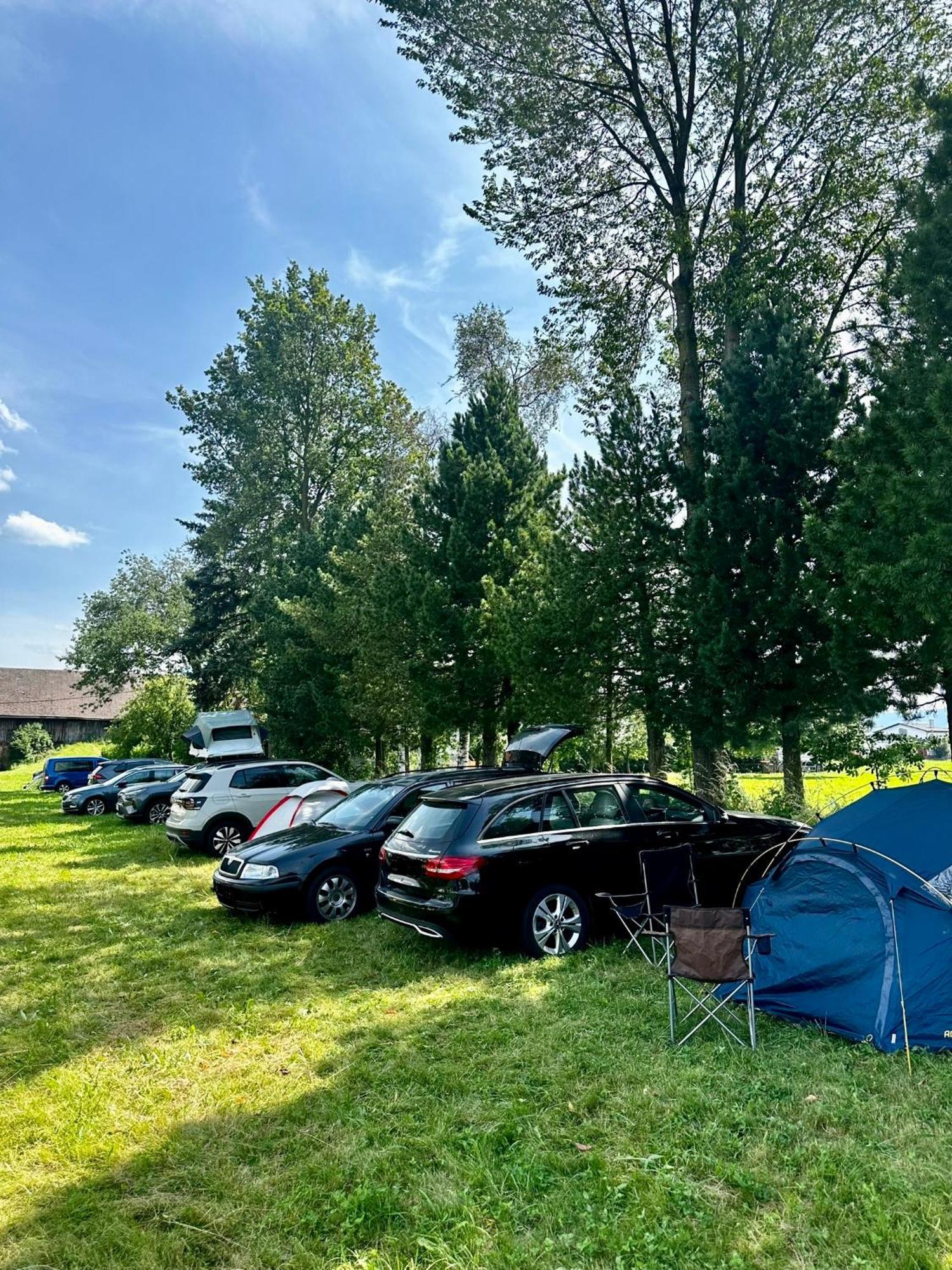 Отель Hubmoar Camping Spielberg Spielberg Bei Knittelfeld Экстерьер фото