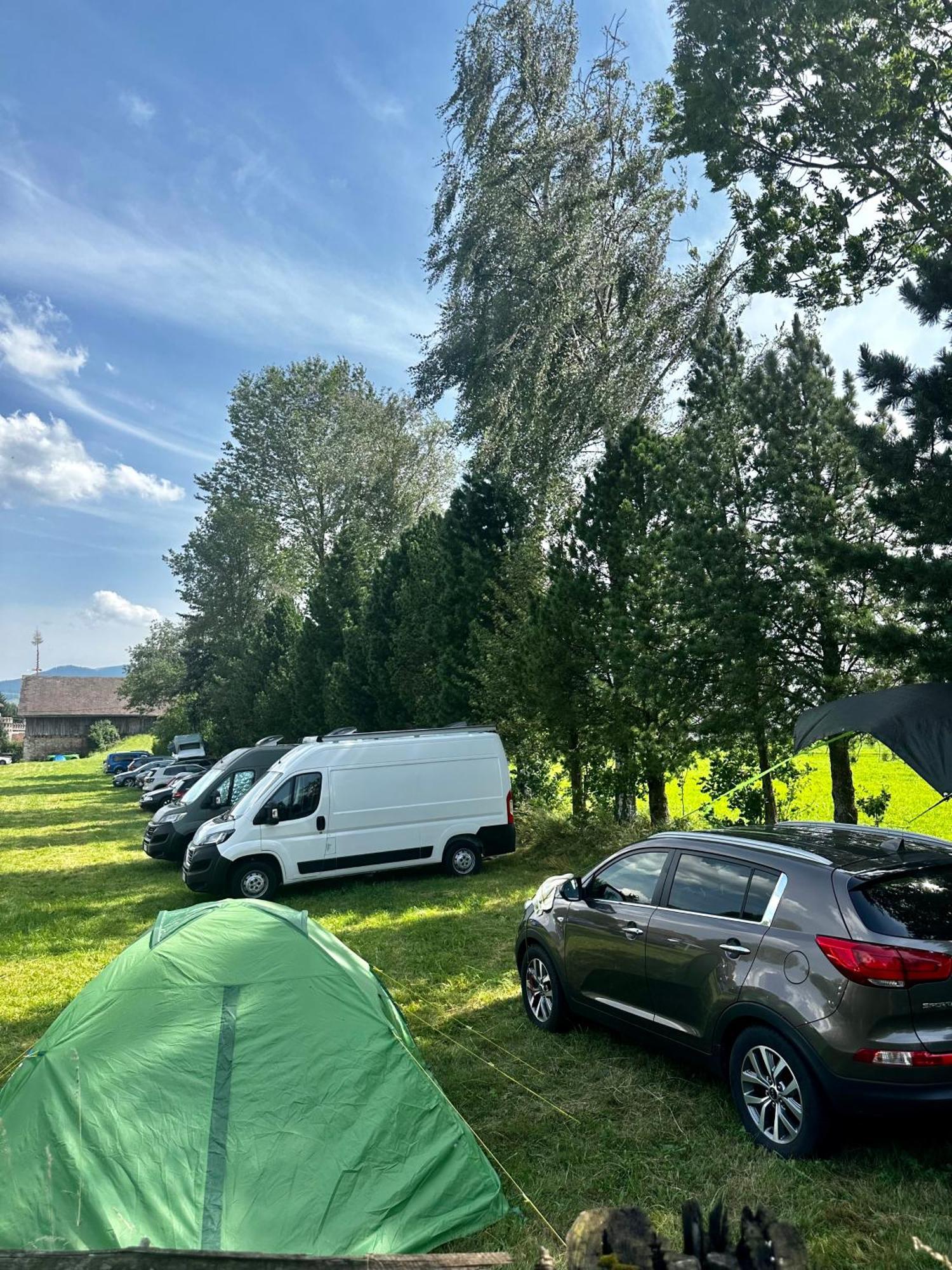 Отель Hubmoar Camping Spielberg Spielberg Bei Knittelfeld Экстерьер фото