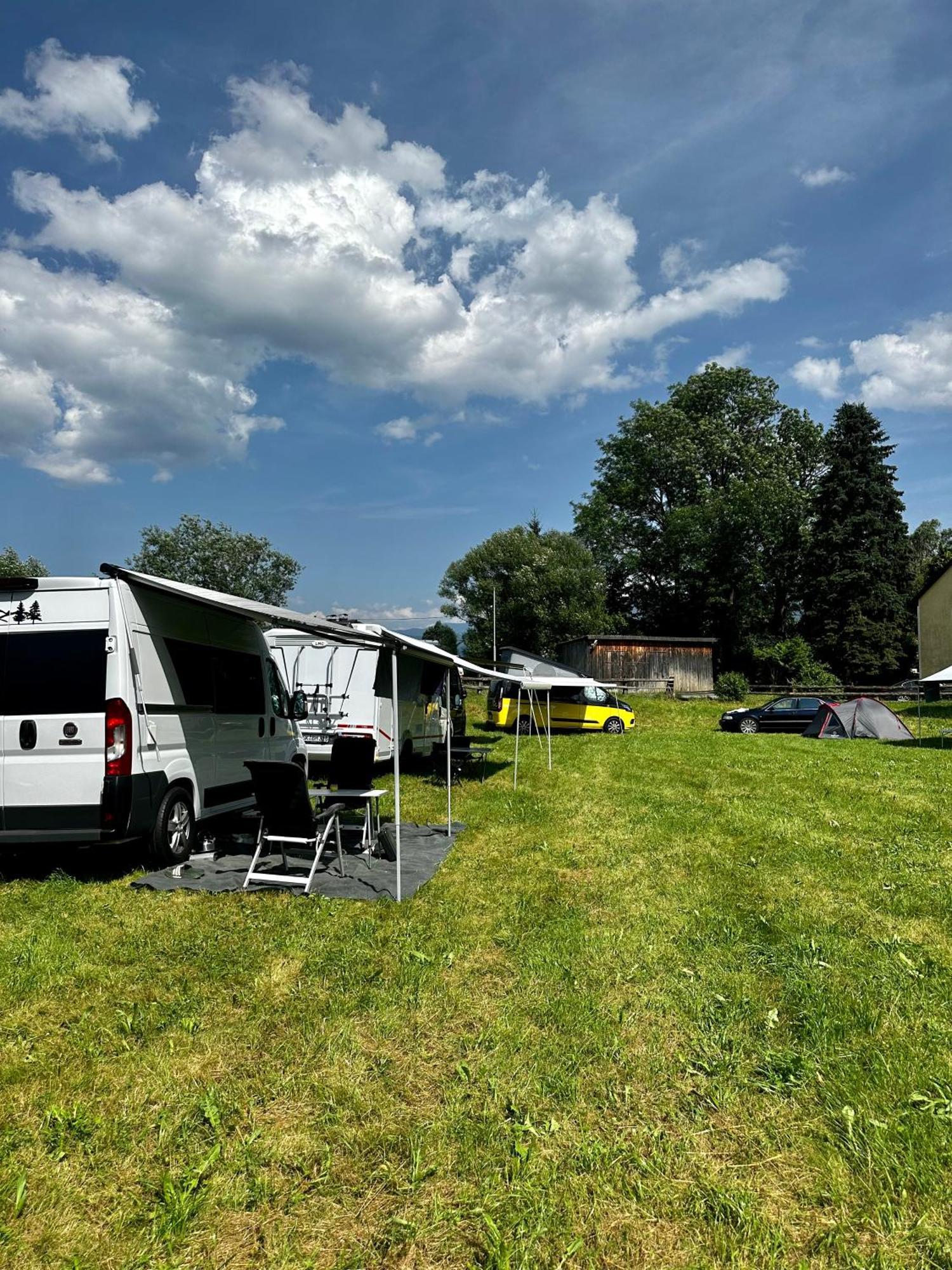 Отель Hubmoar Camping Spielberg Spielberg Bei Knittelfeld Экстерьер фото